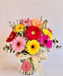 Florero gerberas